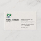 コンピュータデータアナリスト | 技術情報 名刺 (裏面)