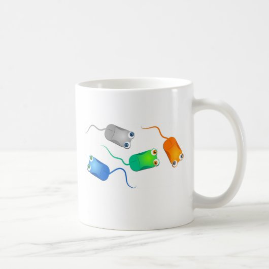コンピュータネズミ コーヒーマグカップ (右)