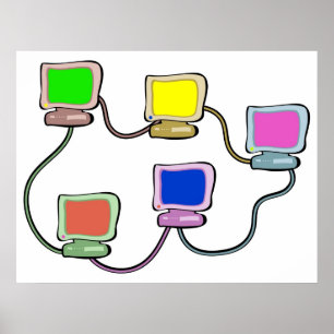 コンピュータネットワーク ポスター