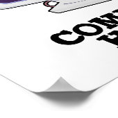 コンピュータハおもしろいッカー技術Pun ポスター (角)