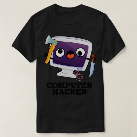 コンピュータハおもしろいッカー技術Pun 1 Tシャツ (デザイン正面)