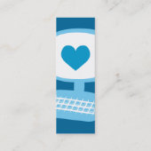 コンピュータハートプロファイルカード スキニー名刺 (裏面)