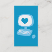コンピュータハート名刺 名刺 (裏面)