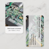 コンピュータハードウェアの専門家による回路基板ストレージ 名刺 (正面/裏面)