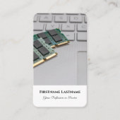 コンピュータハードウェアエキスパートのストレージソリューションの専門家 名刺 (正面)