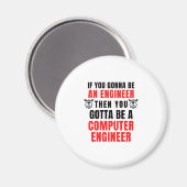 コンピュータハードウェアエンジニア マグネット (正面/裏面)