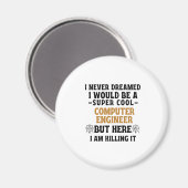 コンピュータハードウェアエンジニア マグネット (正面/裏面)