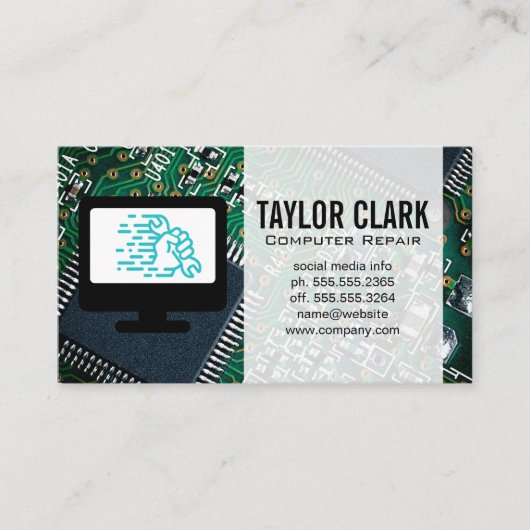 コンピュータハードウェア |手のひら状レンチ 名刺 (正面)