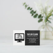 コンピュータハードウェア | 手を握り締める 名刺 (スタンド正面)