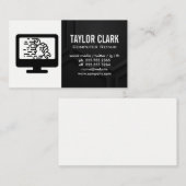 コンピュータハードウェア | 手を握り締める 名刺 (正面/裏面)