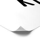 コンピュータパンキックEscキーおもしろいボードパン ポスター (角)