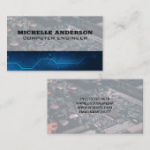 コンピュータパーツ | ハードウェア技術の背景 名刺 (正面/裏面)