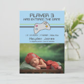 コンピュータビデオゲームプレーヤーが入力新生児 招待状 (スタンド正面)