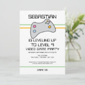 コンピュータビデオゲームプレーヤー平準化アップ誕生日 招待状 (スタンド正面)