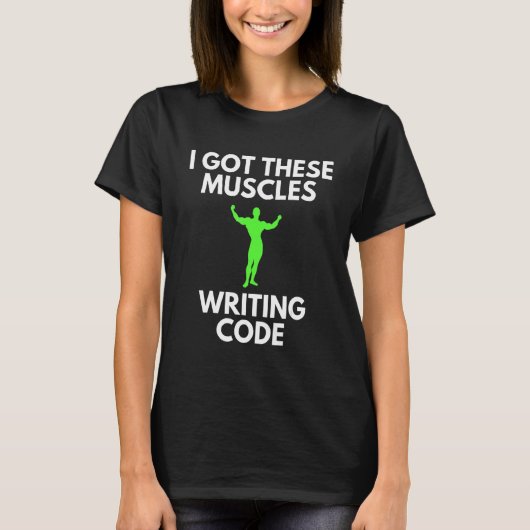 コンピュータプログラマくもの巣開発者コーダ Tシャツ (正面)