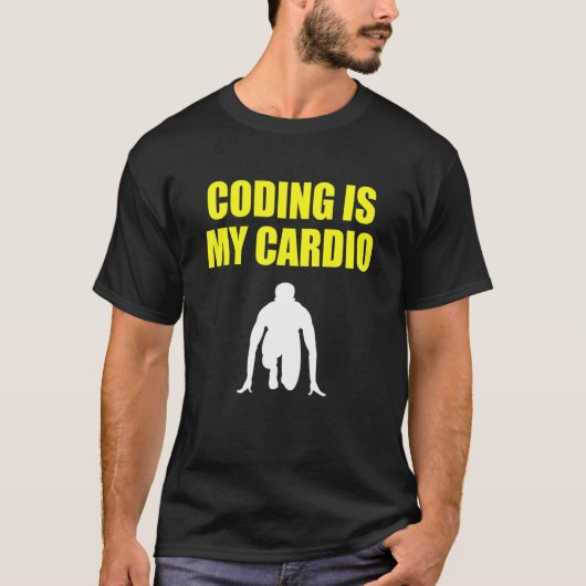 コンピュータプログラマくもの巣開発者Coder_3 Tシャツ (正面)