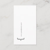 コンピュータプログラマギークくもの巣デザイナーコンピュータ 名刺 (裏面)