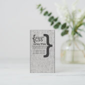 コンピュータプログラマギークくもの巣デザイナーコンピュータ 名刺 (スタンド正面)