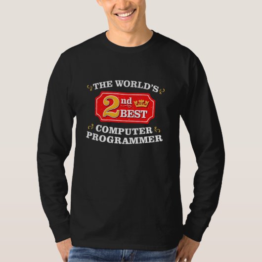 コンピュータプログラマコーダギーク鑑賞作業 Tシャツ (正面)