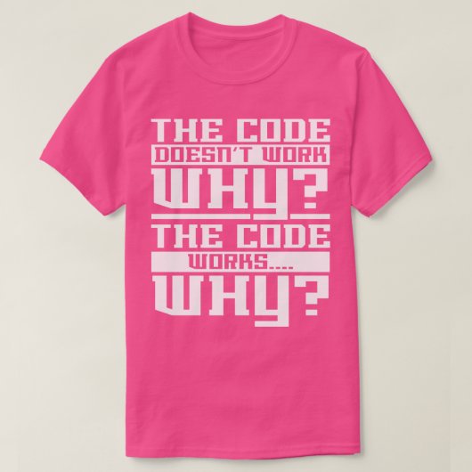 コンピュータプログラマコーダ符号化 Tシャツ (デザイン正面)