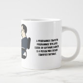 コンピュータプログラマジャンボマグ ジャンボコーヒーマグカップ (右)