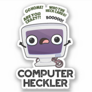 コンピュータヘックラーおもしろいハッカープン シール