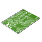 コンピュータボードパターン ノートブック (左側)