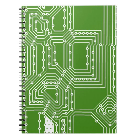 コンピュータボードパターン ノートブック (正面)