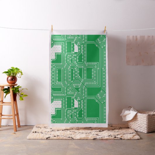 コンピュータボードパターン ファブリック (インサイチュ)
