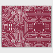 コンピュータボードパターン ラッピングペーパー (フラット)