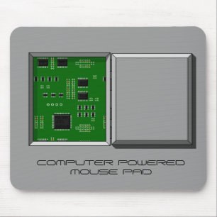 "コンピュータマウスパッド"にハッチ及びサーキットボード動力を与えま マウスパッド