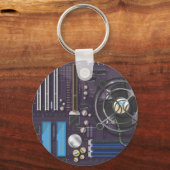 コンピュータマザーボード キーホルダー (正面)