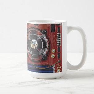 コンピュータマザーボード コーヒーマグカップ