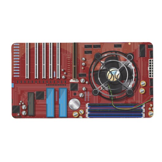 コンピュータマザーボード ラベル (正面)