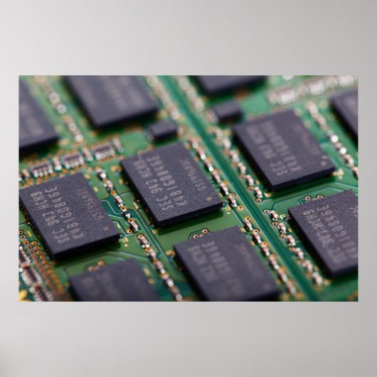 コンピュータメモリチップ ポスター (正面)