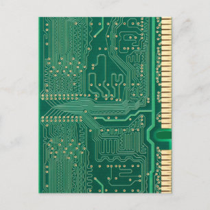 コンピュータメモリプレート ポストカード