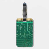 コンピュータメモリプレート ラゲッジタグ (裏面縦)