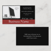 コンピュータモニターの名刺 名刺 (正面/裏面)