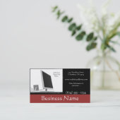 コンピュータモニターの名刺 名刺 (スタンド正面)