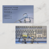 コンピュータリペアラープロファイルカード 名刺 (正面/裏面)