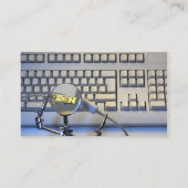 コンピュータリペアラープロファイルカード 名刺 (裏面)