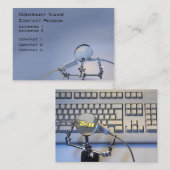 コンピュータリペアラープロファイルカード 名刺 (正面/裏面)