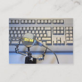 コンピュータリペアラープロファイルカード 名刺 (裏面)