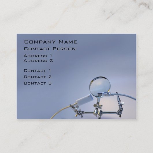 コンピュータリペアラープロファイルカード 名刺 (正面)