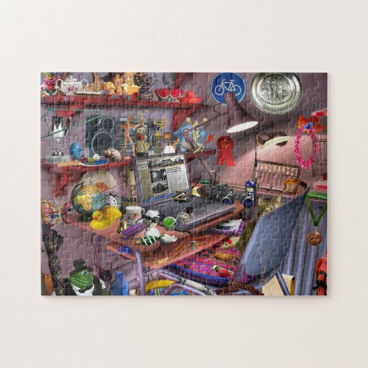 コンピュータルームの隠しオブジェクト ジグソーパズル (横)