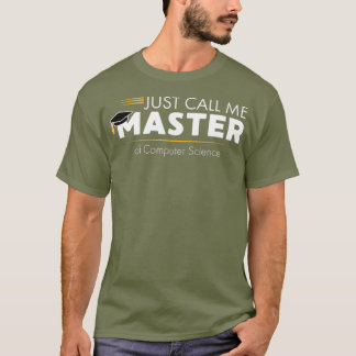 コンピューターおもしろい科学の修士課程 Tシャツ