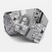 コンピューターのチップのクローズアップ ネクタイ (ロール)
