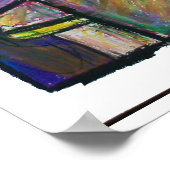 コンピューターのヘッドポスター ポスター (角)