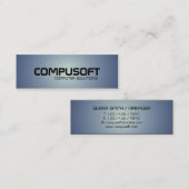 コンピューターの名刺 スキニー名刺 (正面/裏面)