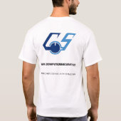 コンピューターの安全性 Tシャツ (裏面)
